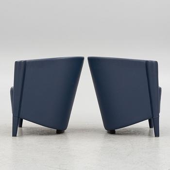 Antonio Citterio, a pair of "Rich" armchairs, Moroso, Italy.