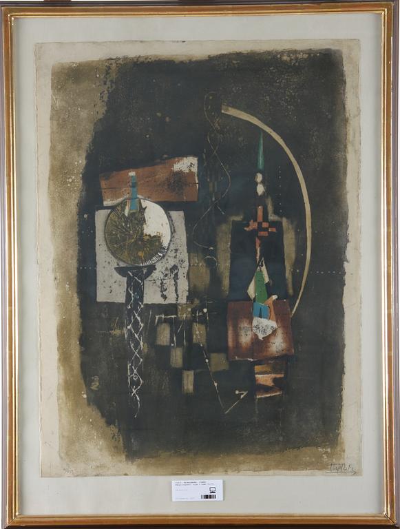 FRIEDLÄNDER, JOHNNY. Färglitografi, sign o numr 91/95.