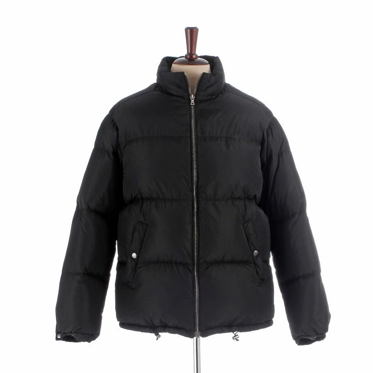 PRADA, a black down jacket, size 48.