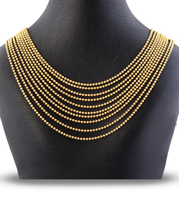 A CARTIER NECKLACE, 'Draperie De Decollete', 18K gold.