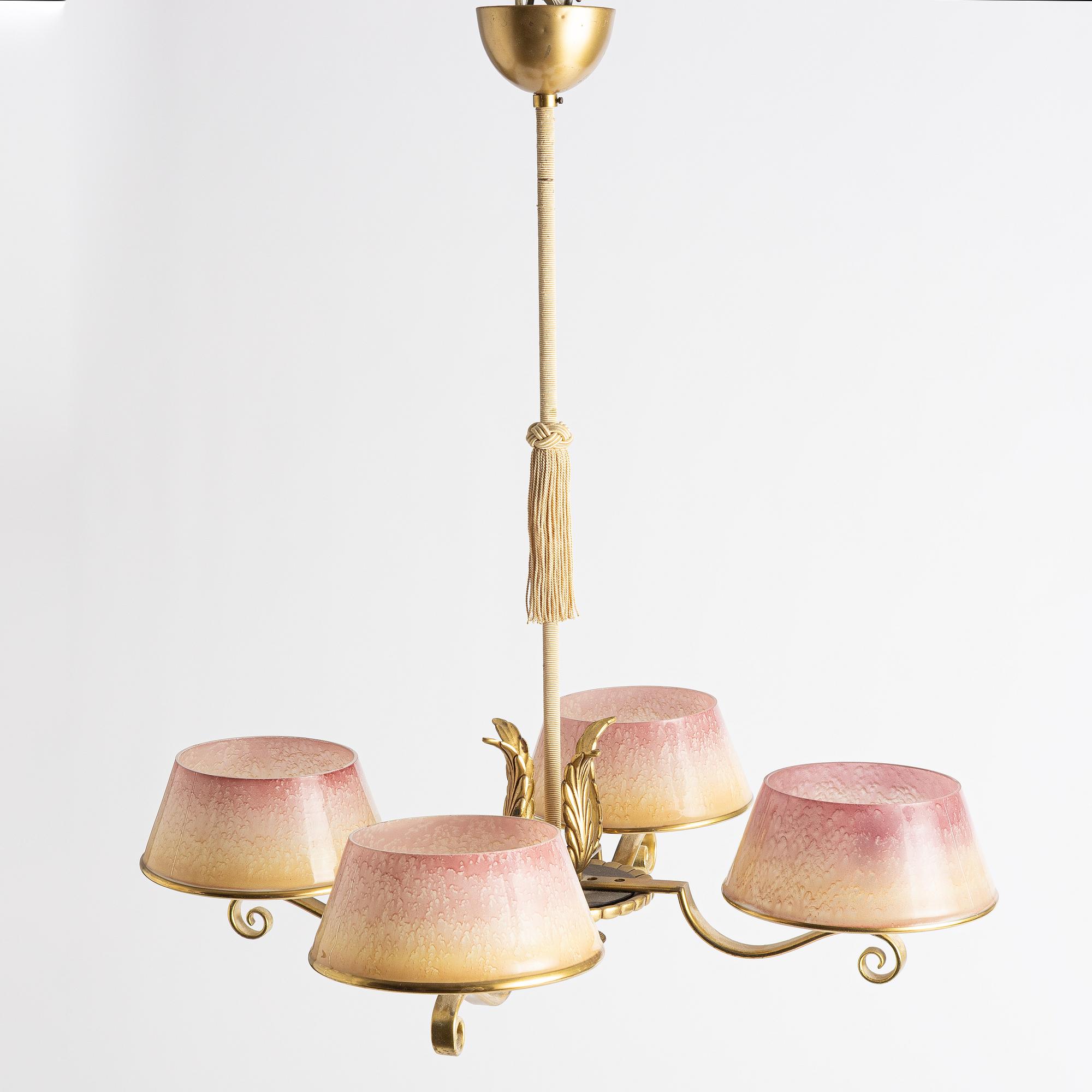 Ceiling lamp, first half of the 20th century.