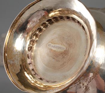 PARTI SILVER, 11 delar, mestadels Sverige, 1800-talets slut samt 1900-tal, vikt 1007 g.