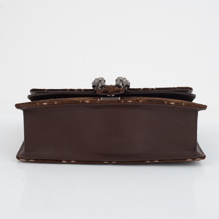 Gucci, väska, "GG Embossed Velvet Dionysus Small Shoulder Bag".