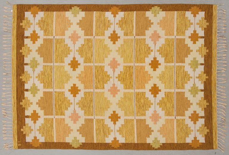 MATTA, rölakan, "Mjörn", monogramsignerad IS (Ingegerd Silow). Ca 231 x 163 cm.