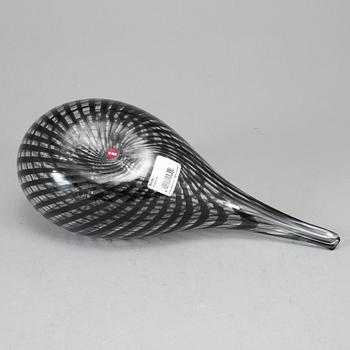 OIVA TOIKKA, glasfågel, Fiskariina, signerad O. Toikka Nuutajärvi.