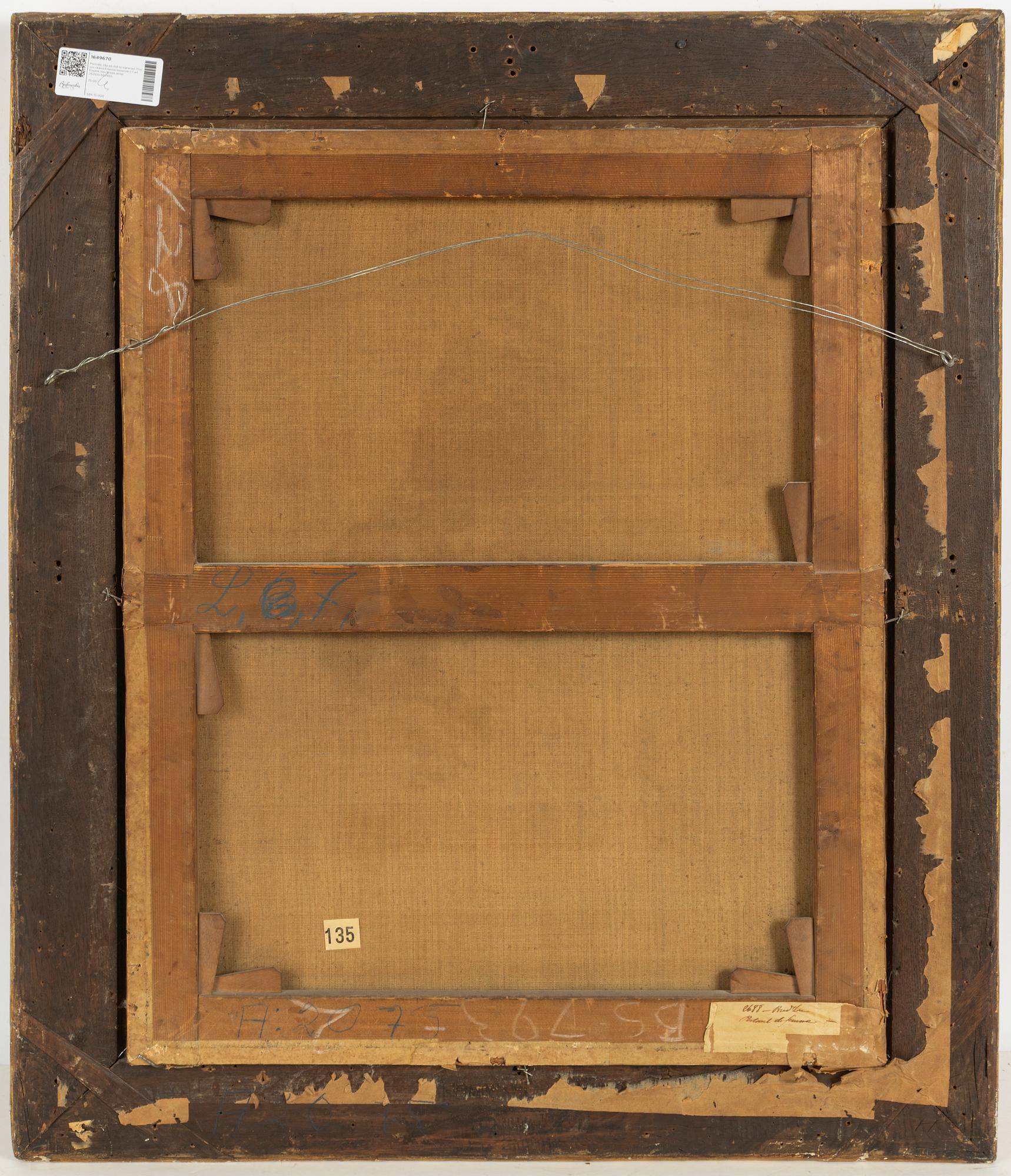 Engelsk skola, omkring 1800, Ung kvinna i landskap.