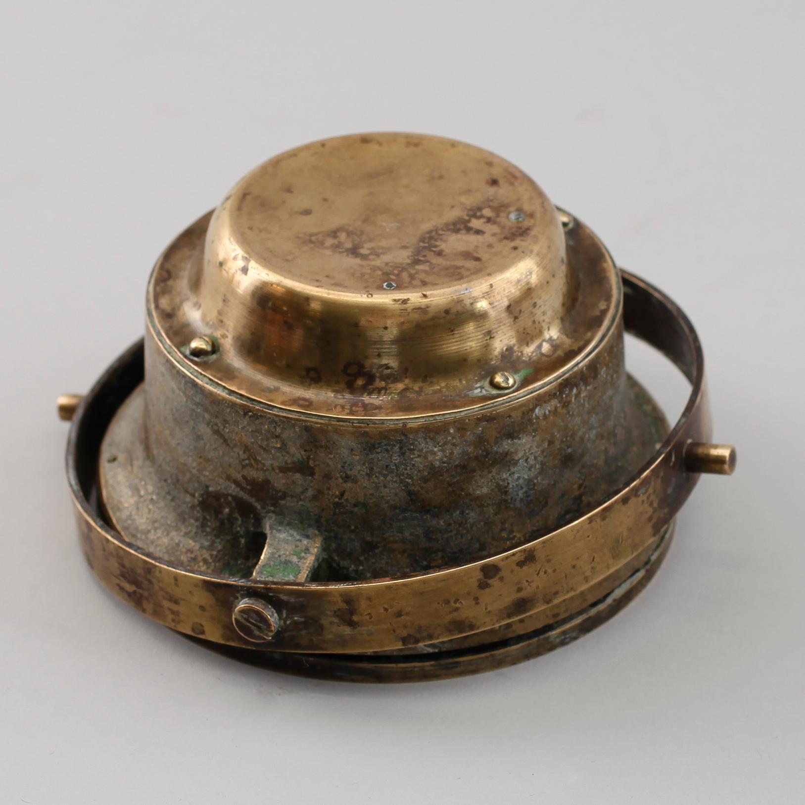 SKEPPSKOMPASS, Svenska Instrumentfabriken, Göteborg, tidigt 1900-tal.
