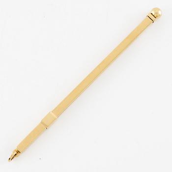 Champagne whisk, 18K gold.