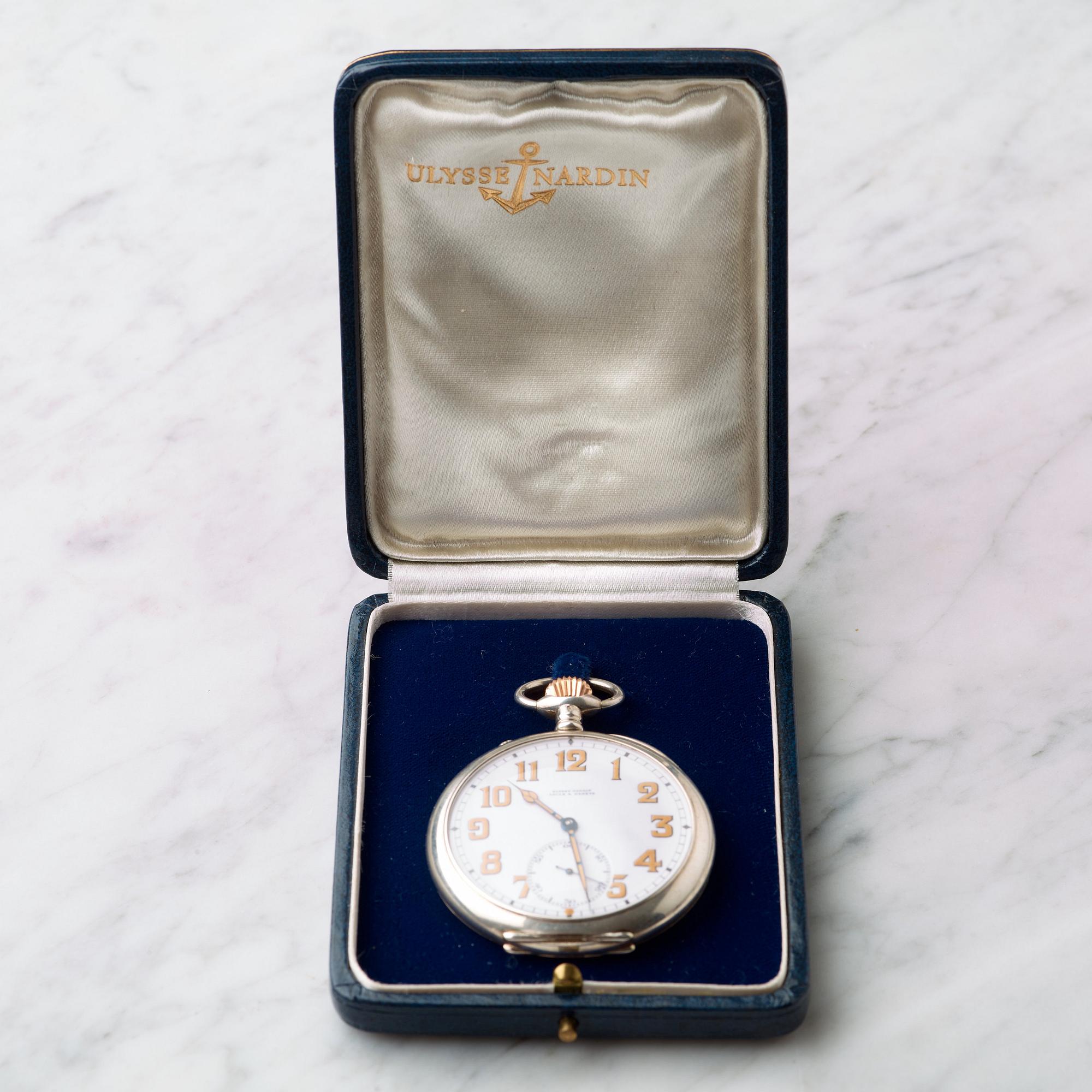 ULYSSE NARDIN, "Corps of Engineers", pocket watch, 53 mm.