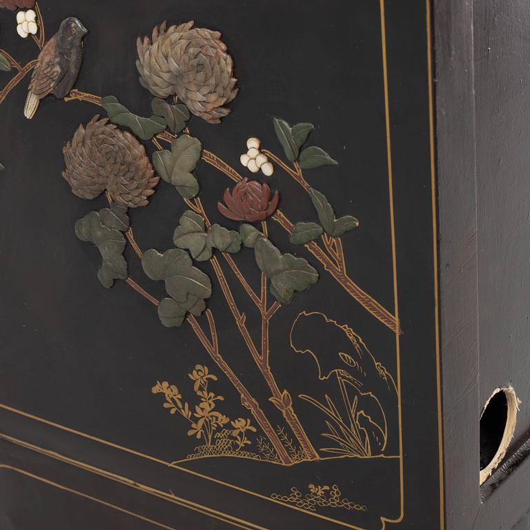 A Chinese lacquer-ware cabinet, 1960's/70's.