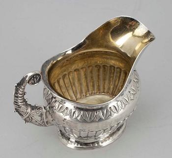GRÄDDSNÄCKA, silver, svenska stämplar, 1836. Vikt ca 143,8.