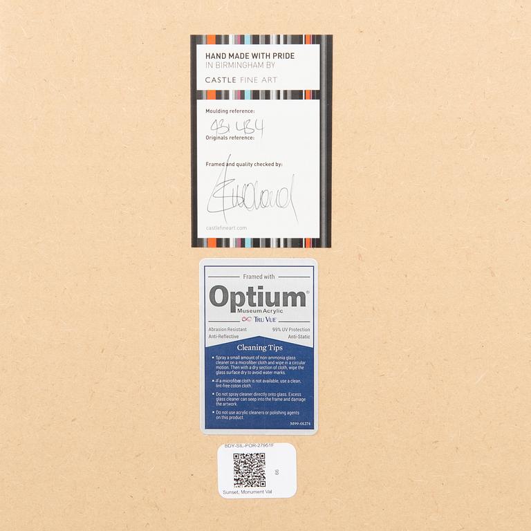 Bob Dylan, "Sunset in Monument Valley" 2022 triptyk.