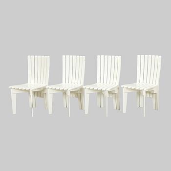 Alvar & Aino Aalto, trädgårdsmöblemang, 5 delar, "Aurinko"-serien, Artek 2000-tal.
