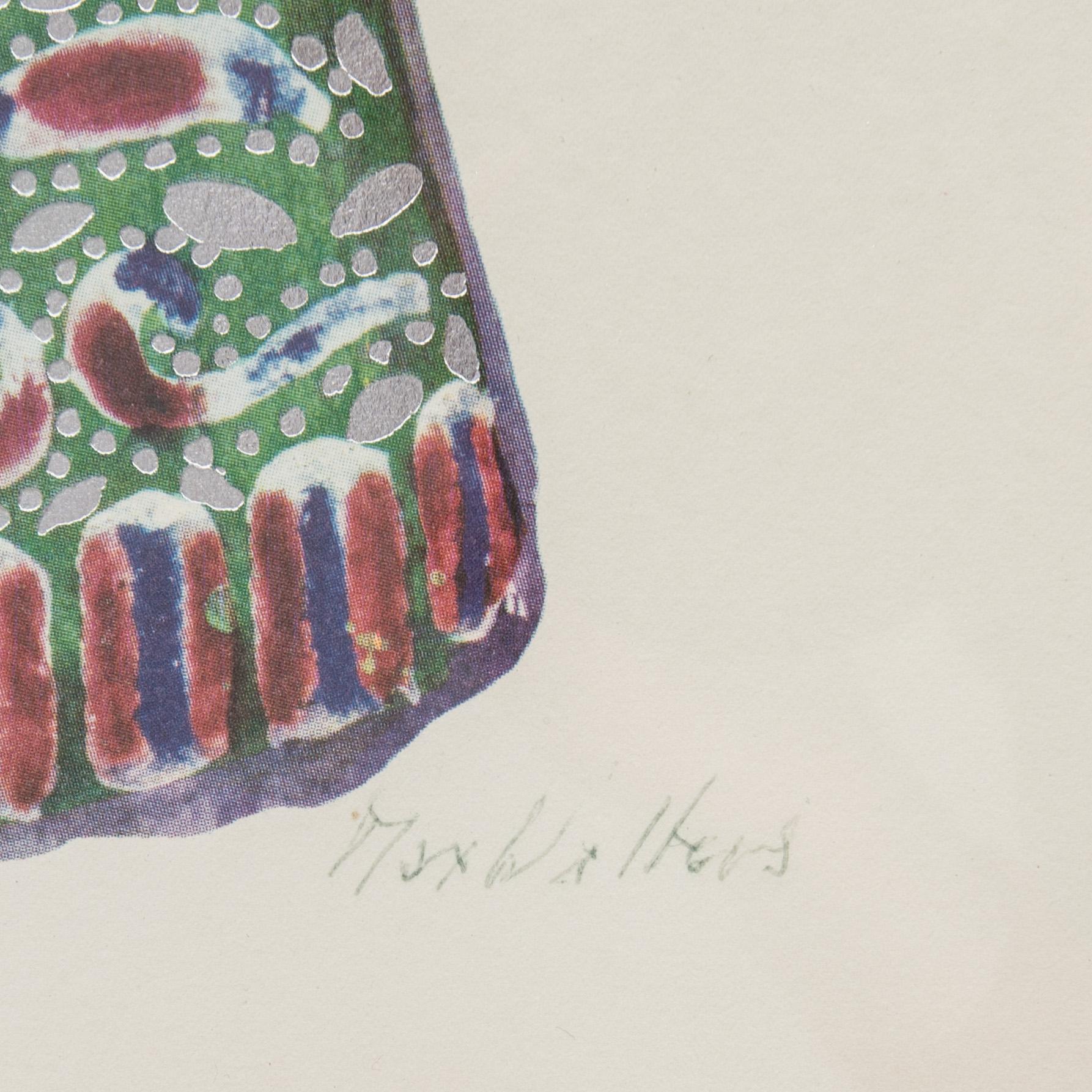 MAX WALTER SVANBERG, färgoffset med guldprägling, signerad.