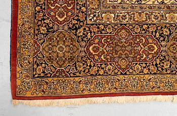 A carpet, semi-antique Tabriz, ca 398 x 290 cm.