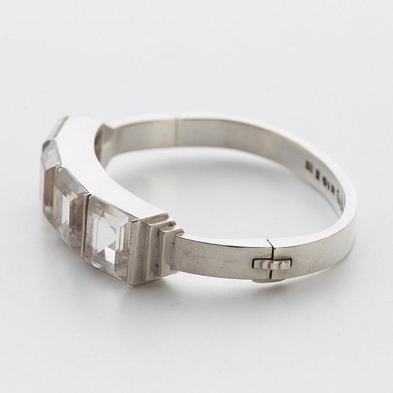 WIWEN NILSSON, armring, Lund 1937, sterling,