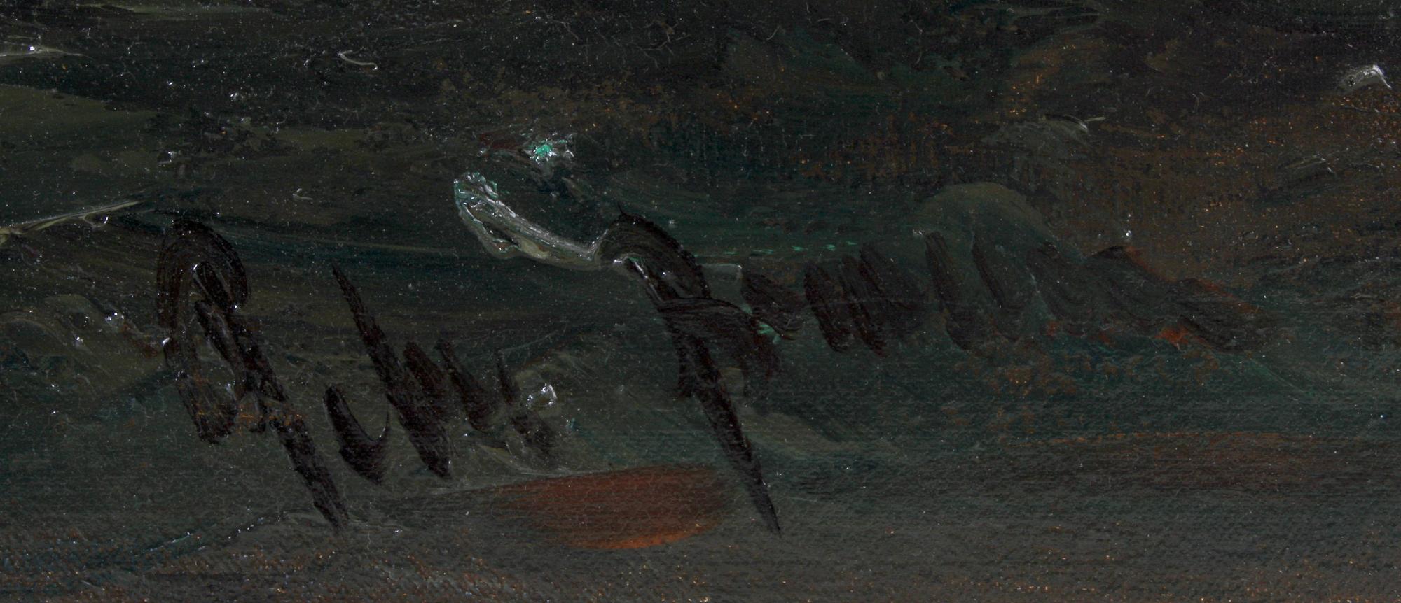 PIETER HENDRIK BROUWER, olja på duk, sign.