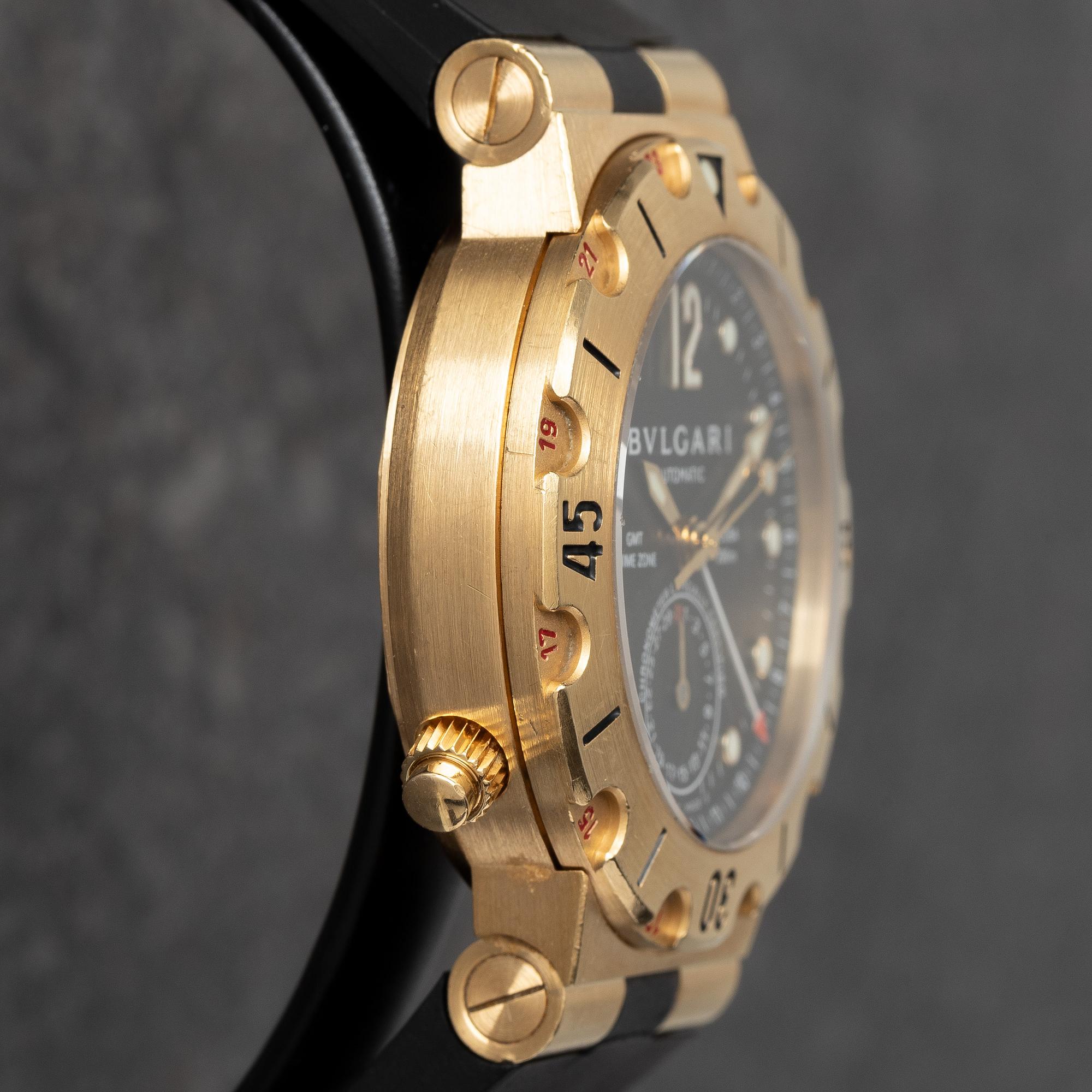 Bulgari, Diagono Scuba, GMT, ca 2004.