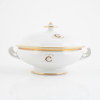 An 55.piece porcelain dinner service, WG&C Limoges, late 19th century.