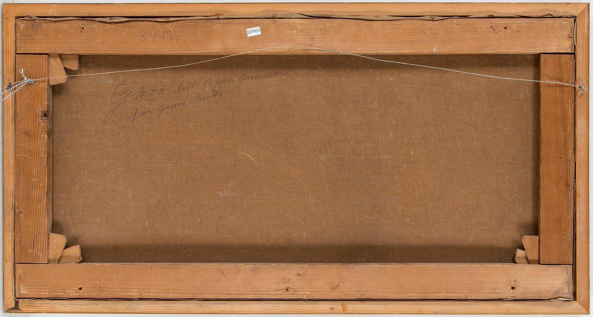 LUDWIG EIBL, olja på duk, signerad.