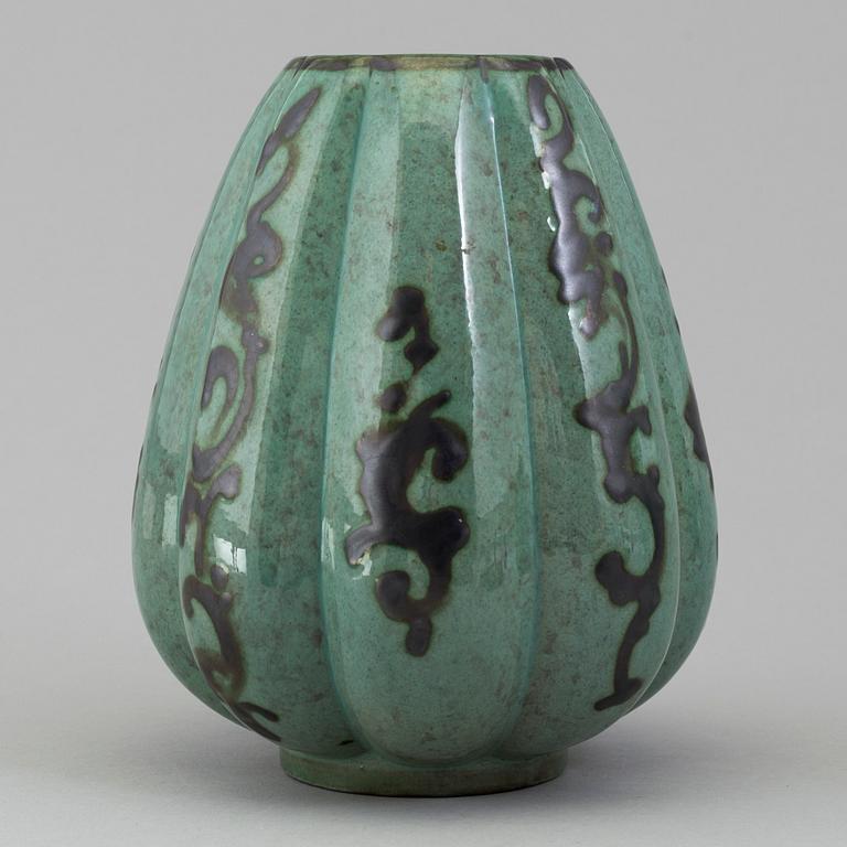 A 1930´s Gabriel Burmeister faience vase.