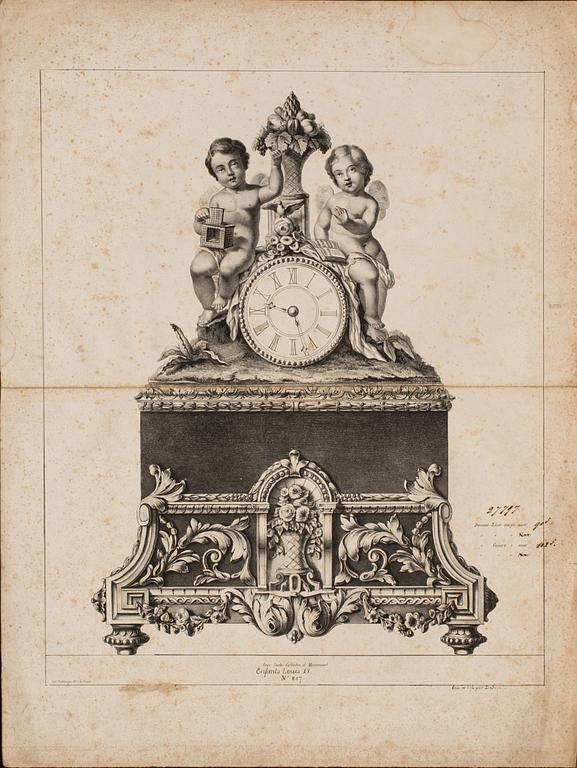 SIX ENGRAVINGS, 19th century.