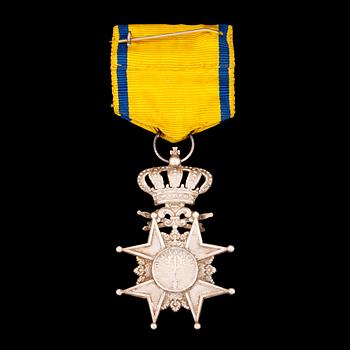 MEDALJ, "Svärdstecknet, Kungliga Svärdsordenstecknet", 1900-tal.