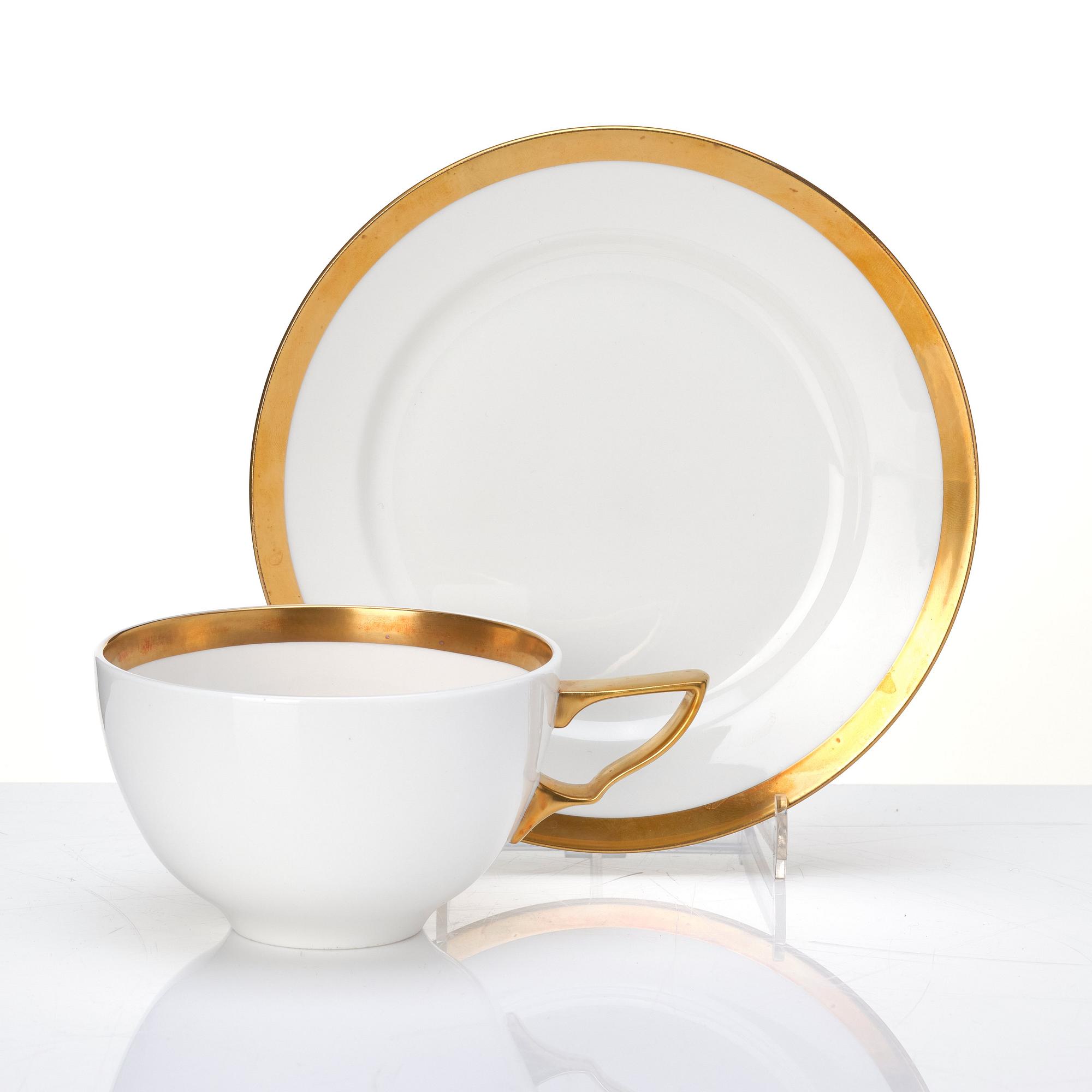 Karin Björquist, a 48 pieces 'Nobel' bone china dinner service, Rörstrand post 1991.
