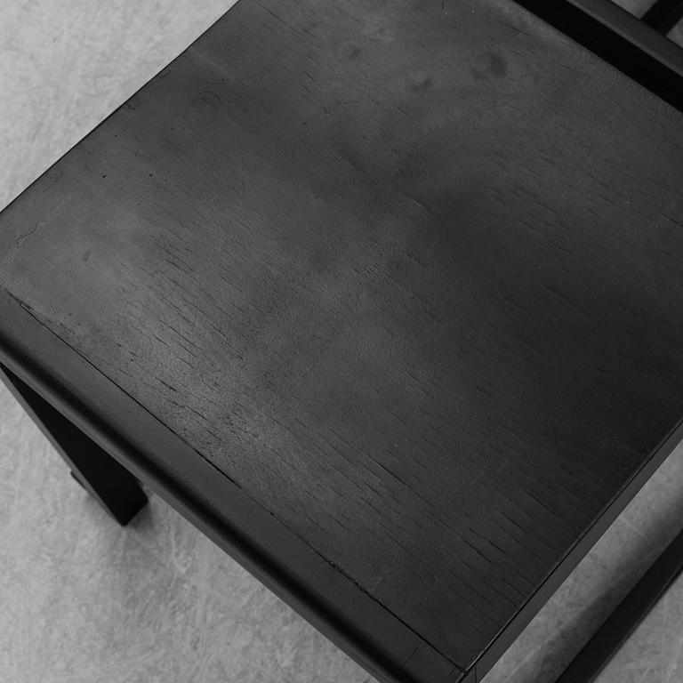 A set of six 'Orkesterstolen' chairs by Sven Markelius.