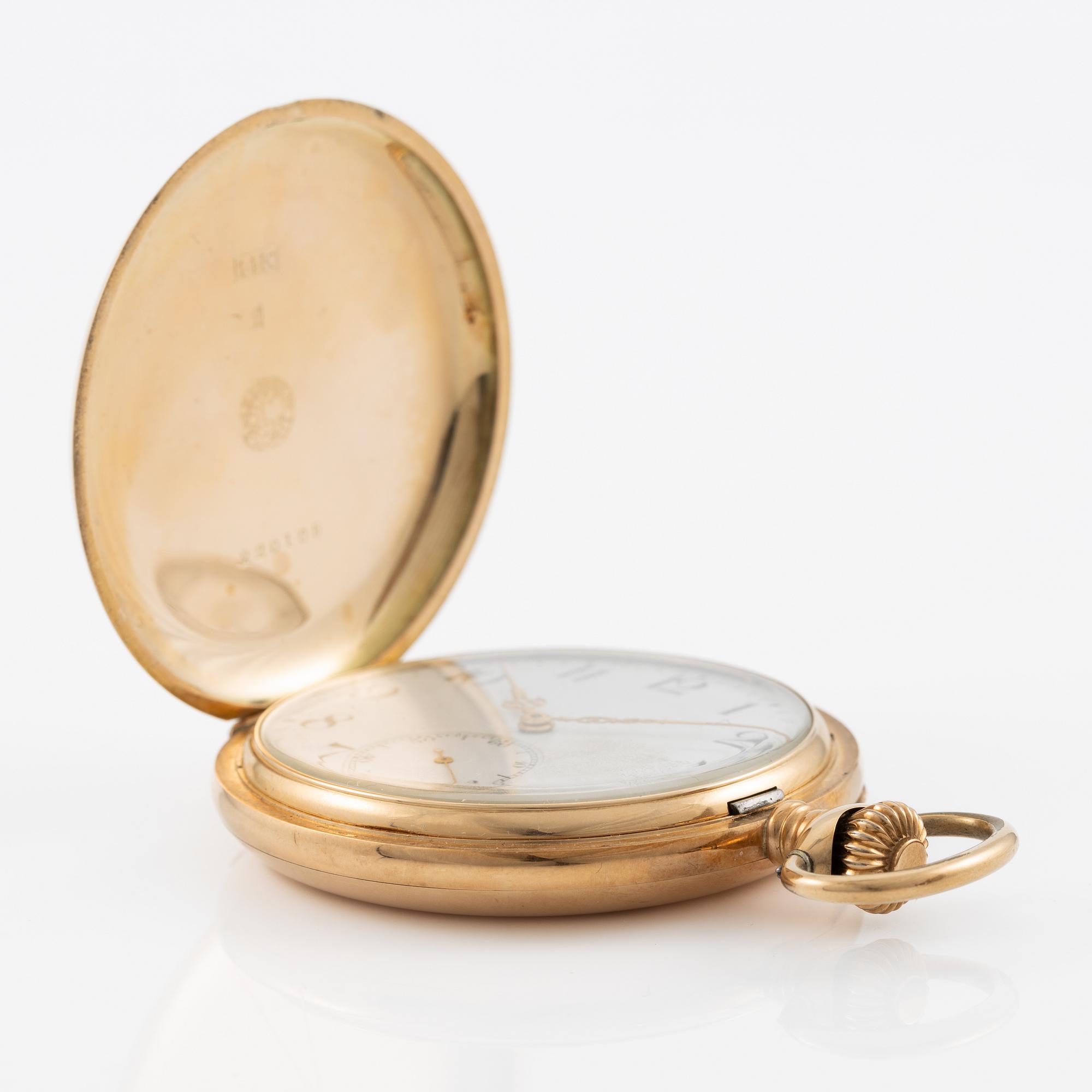 Zenith, pocket watch, hunter, 51 mm.