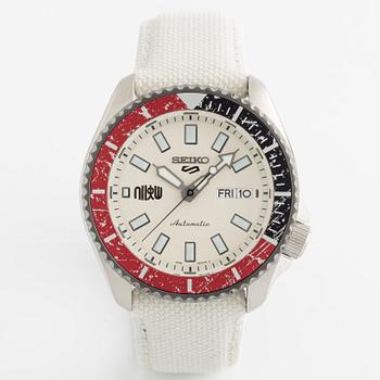 Seiko, 5, "Street Fighter Ryu", wristwatch, 42.5 mm.