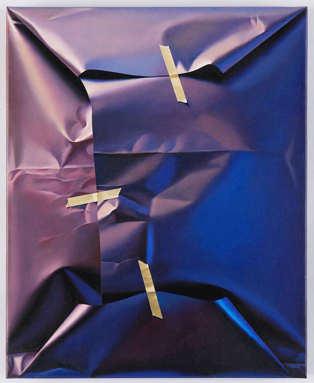 Yrjö Edelmann, "Wrapped darkblue parcel".