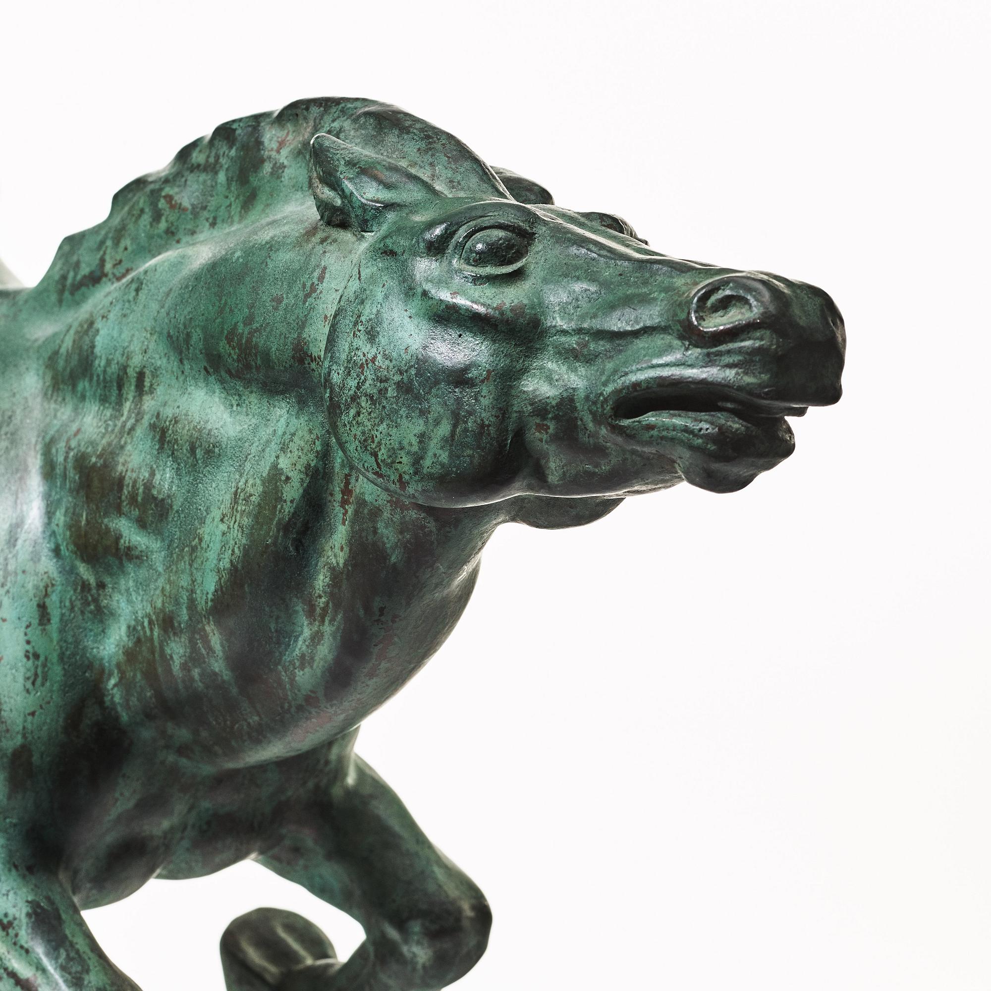 Carl Milles, "Den flygande hästen" (=The Flying Horse).
