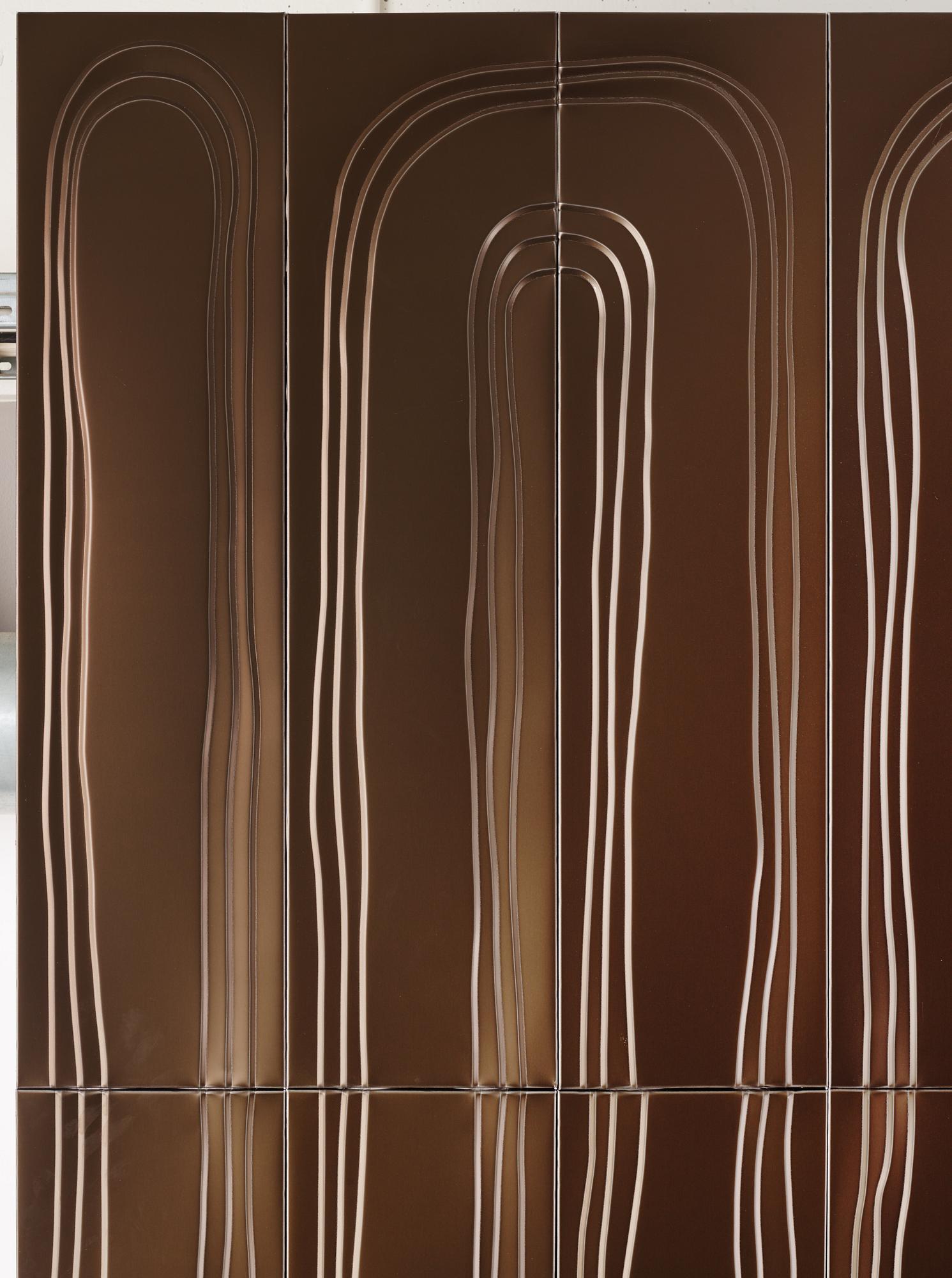 David Taylor, a unique wall relief,  "River", Studio Mellösaverken, Sweden 2022.