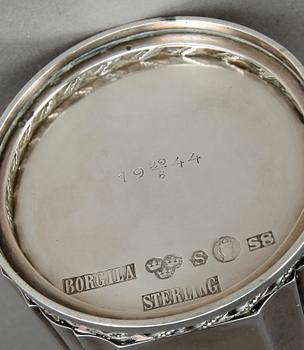 TOBAKSBURK, sterling silver, Borgila, Stockholm 1944.