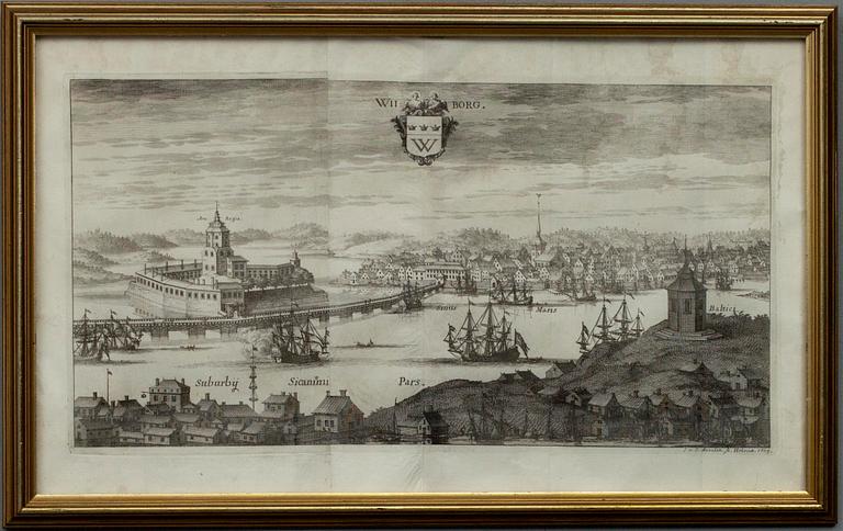 KOPPARSTICK, Wiborg, Ur "Suecia antiqua et hodierna" J. van den Aveelen 1709.