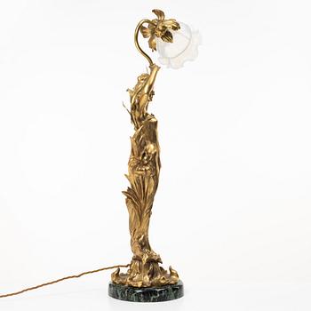 Table lamp, Art Nouveau style, 20th century.