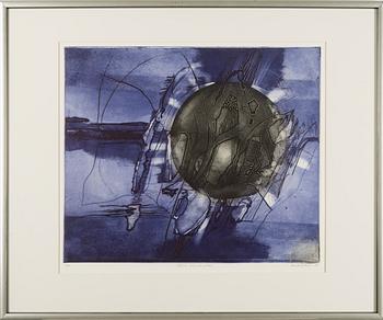 ARNOLD ROTTEM, colour etching, signed and dated 2/30.