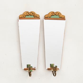 pair of sconces from the mid-20th century.