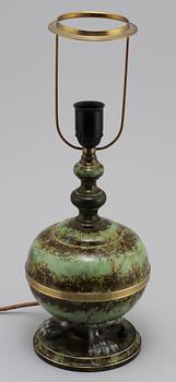 BORDSLAMPA, art deco, 1900-talets andra kvartal.