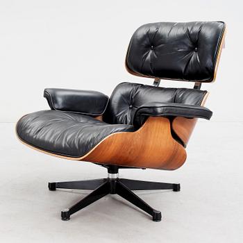 FÅTÖLJ, "Lounge Chair, Charles & Ray Eames, USA, Herman Miller, 1970-tal.