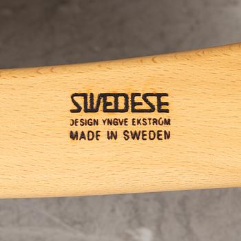 Yngve Ekström, armchair and footstool, "Lamino", Swedese.