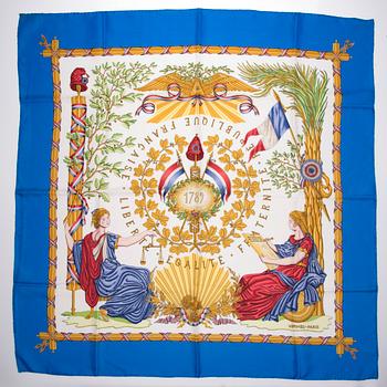SCARF, "Liberté, Egalité, Fraternité", Hermès.
