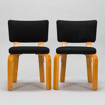 Alvar Aalto, stolar, 4 st, modell 62 för Aalto Design, Hedemora 1946-1956.