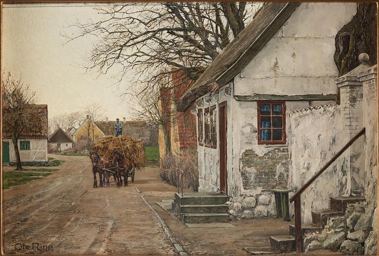 OLE RING,  Oil on canvas, signed.