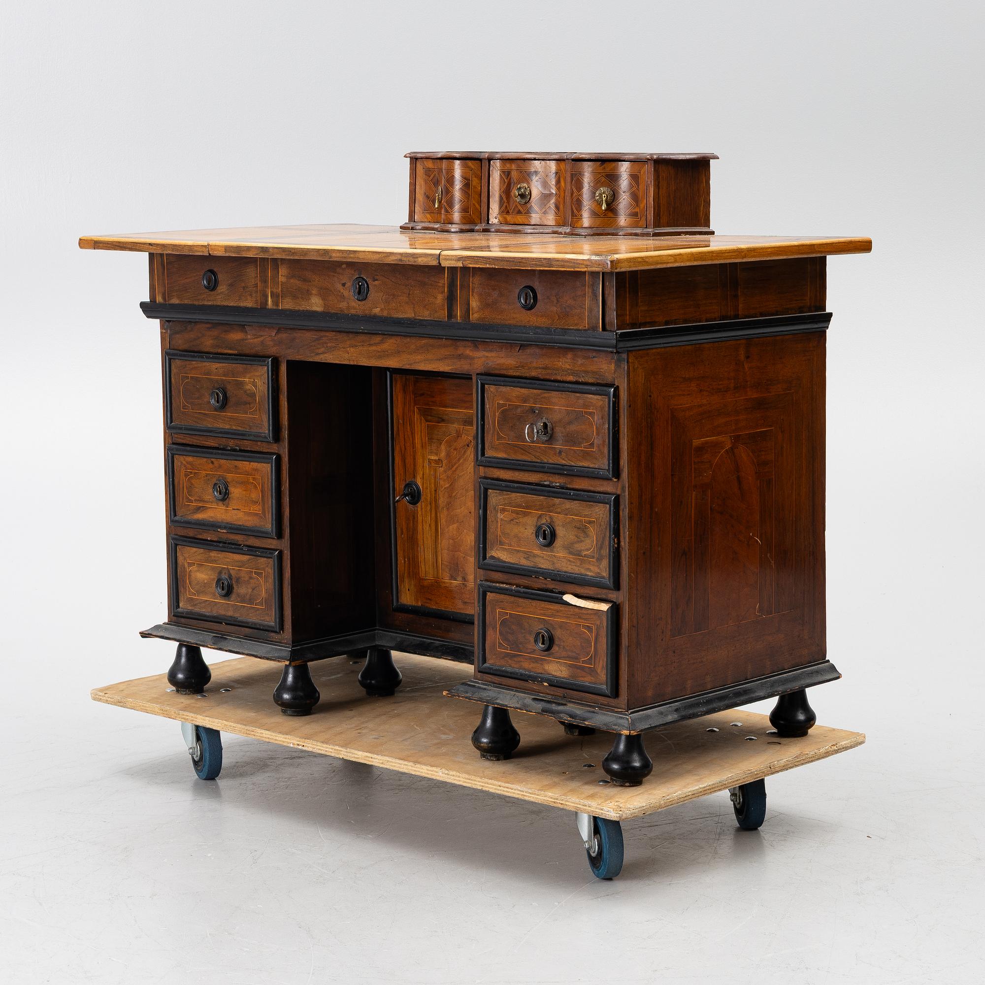A late-Baroque desk, early 18th century.