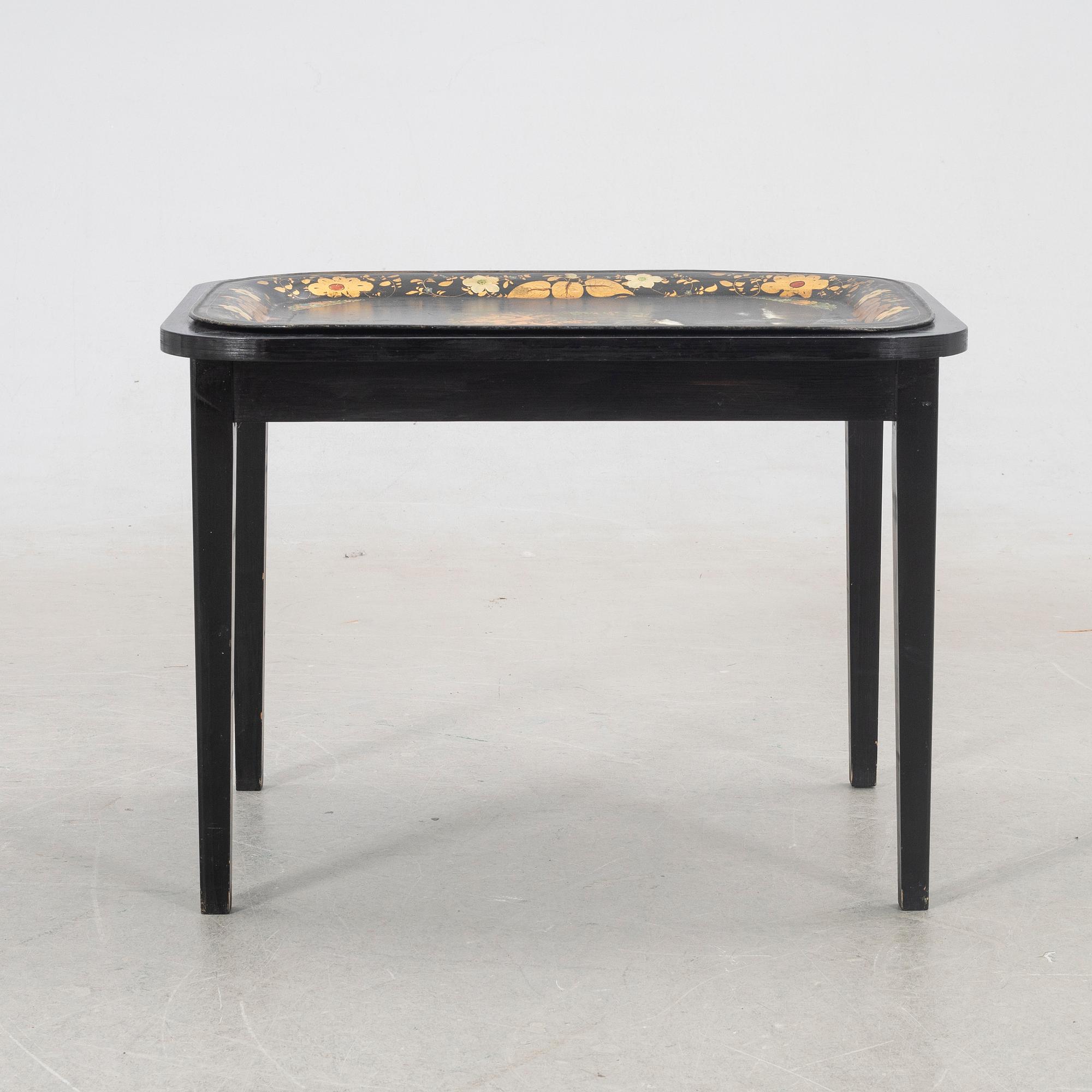 Brick table, 19th century.