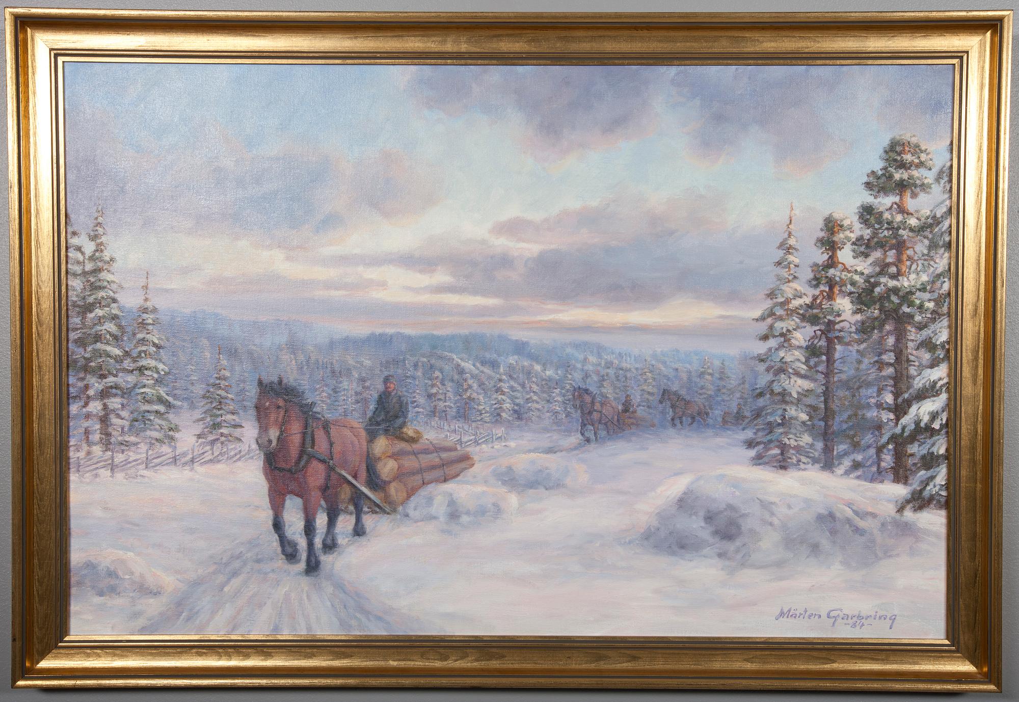 MÅRTEN GARBRING, olja på duk, signerad och daterad -84.