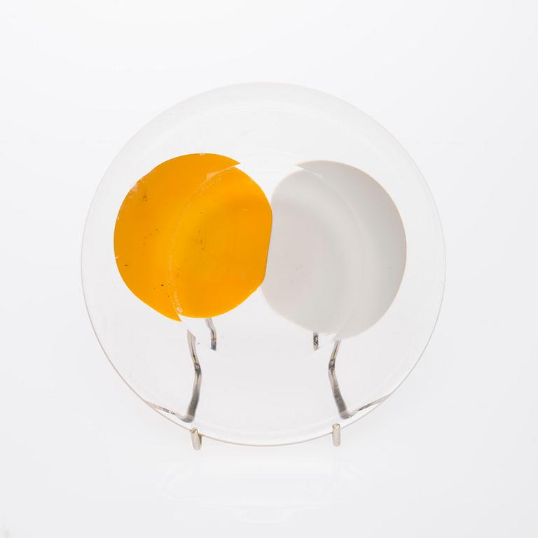 OIVA TOIKKA, SKÅL, glas, signerad Oiva Toikka, Nuutajärvi Notsjö, 1960-tal.