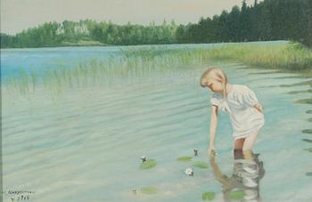 Matti Karppanen, Girl Wading.